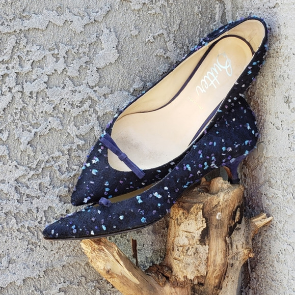 Butter‎ Tweed Textured Pumps - Picture 1 of 3